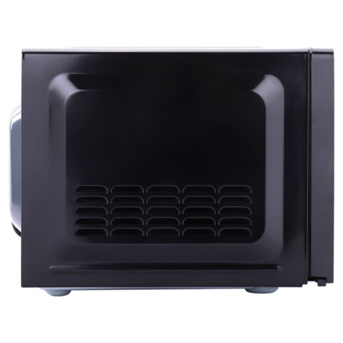 Микроволновая печь SONNEN MW2070BL-6MB, 20 л, 700 Вт, таймер, механическое управление, ручка, черная, 454983