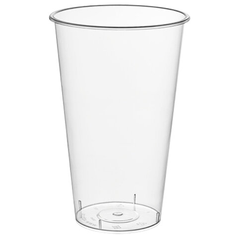 Стакан одноразовый 500 мл, пластиковый, матовый, Bubble Cup, СВЕРХПЛОТНЫЙ, ВЗЛП, 1021П